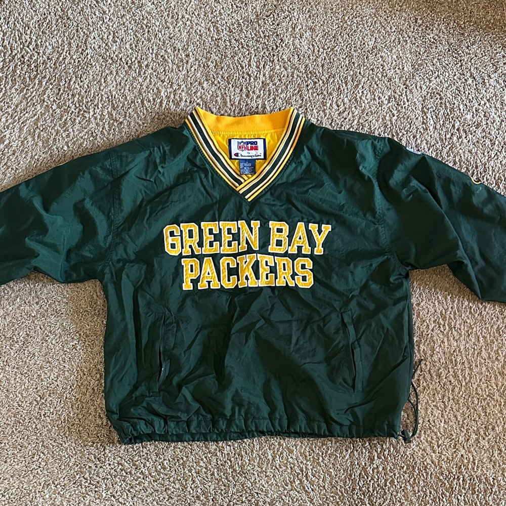 Green Bay Packers Windbreaker - Green and Yellow